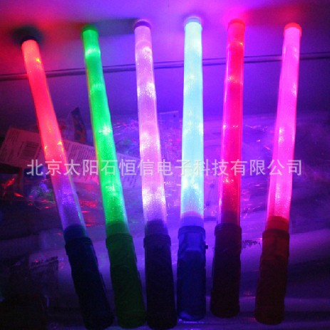 l供应【808彩色荧光棒】大号七彩荧光棒大荧光