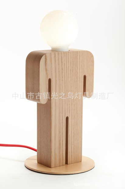 Wooden table lamp -LBMT-NAN