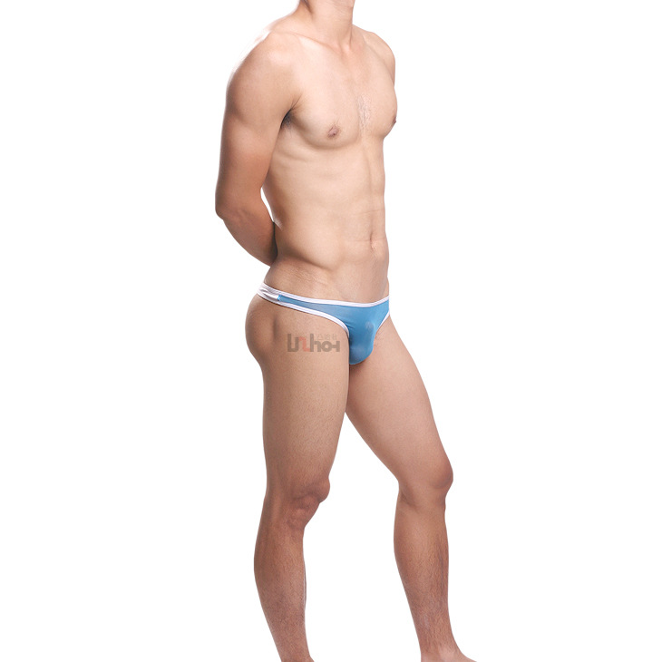 <em>内裤</em>-UzHot透明激凸囊袋诱惑男士性感男丁字裤