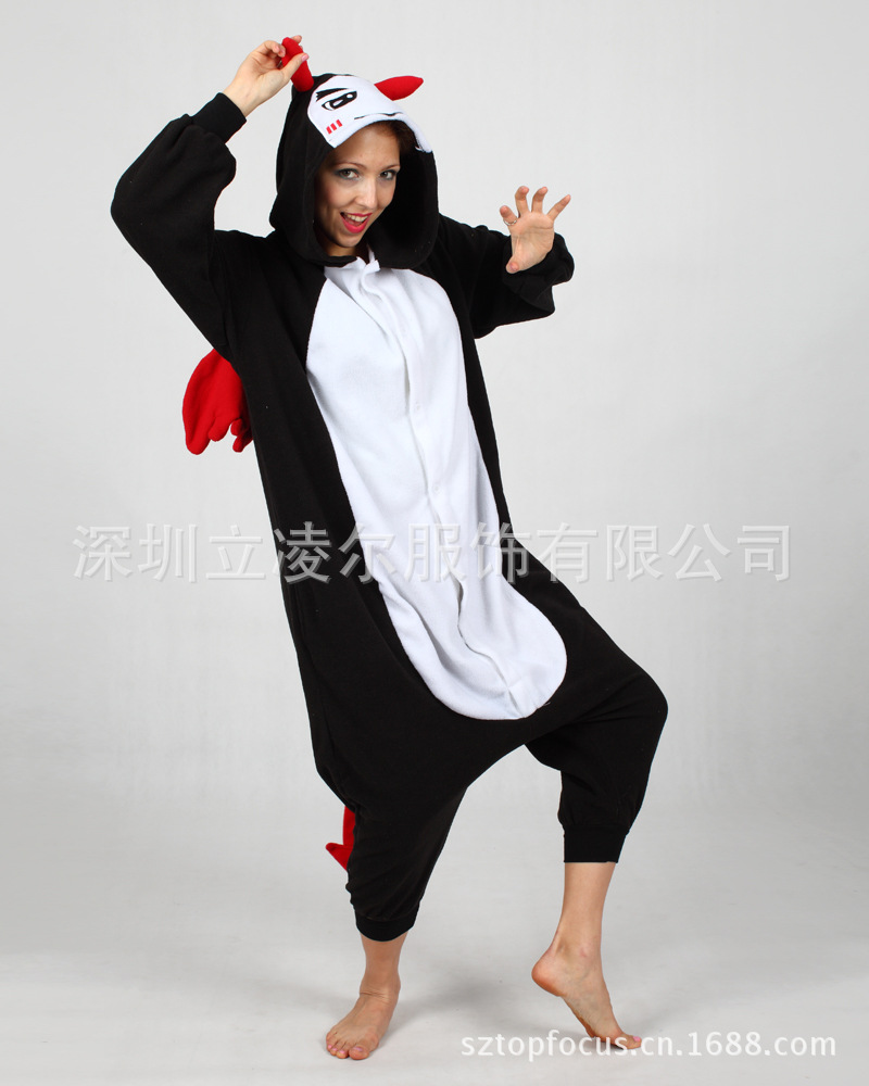 【<em>男士</em>卡通精灵<em>连体睡衣</em> 可爱卡通造型 宽松舒