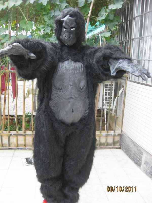 批发采购化妆<em>服饰</em>道具-愚人节<em>服装</em> <em>长毛</em>大猩猩