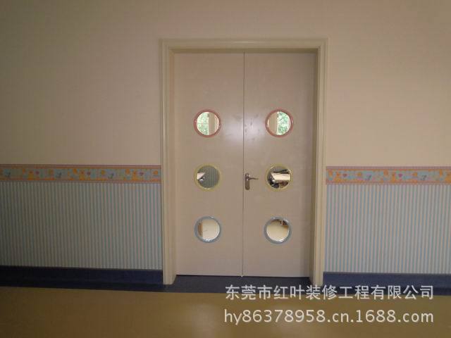 专业生产:幼儿园环保木门.防水.防火.防白蚁抗菌