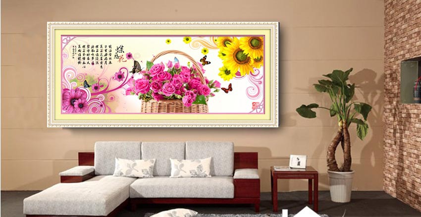 精度百分百十字绣批发 精准印花绣图案大全 龙