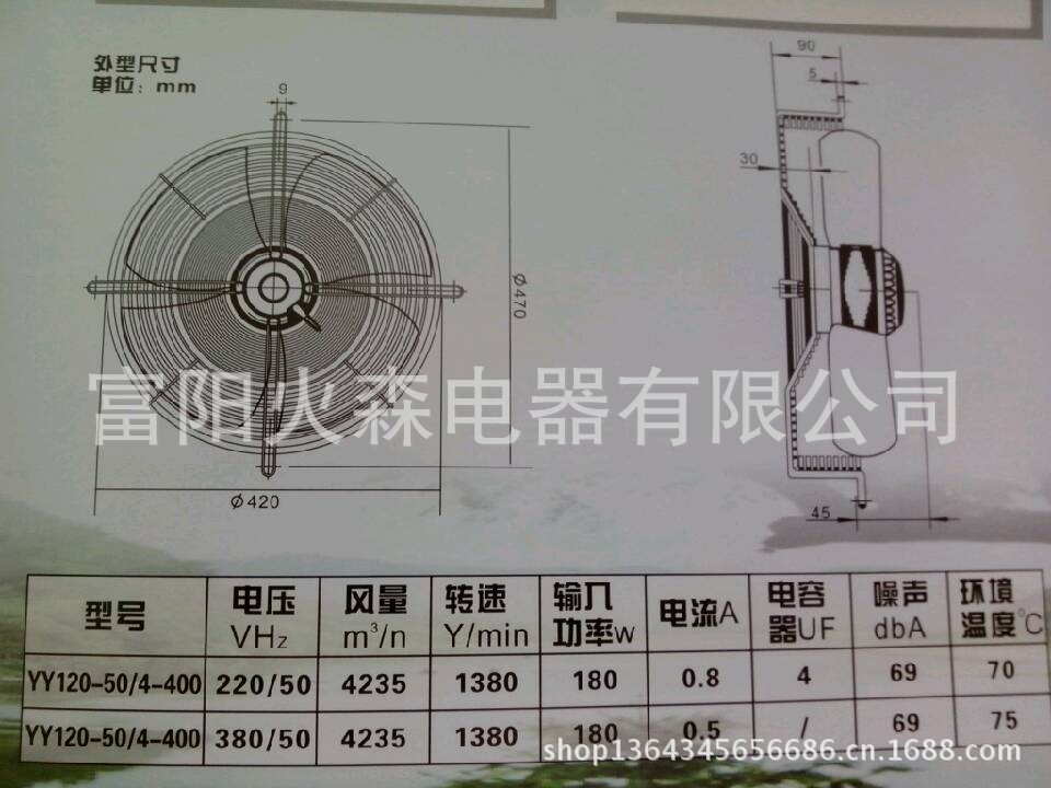 风机400参数