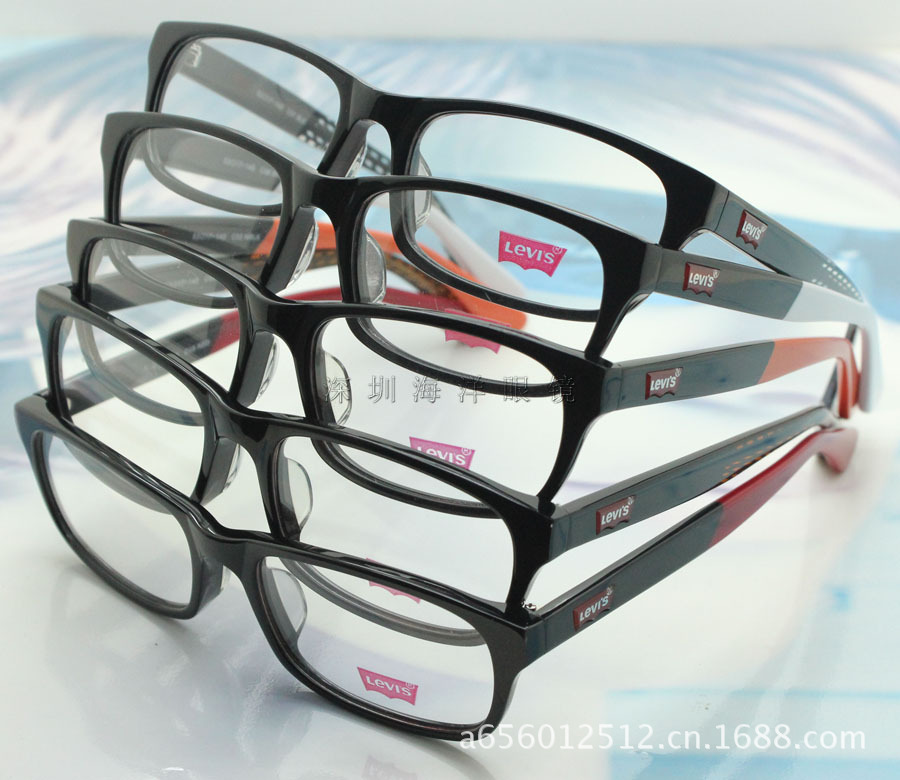 李维斯板材光学眼镜框架厂家直销|LS06153男