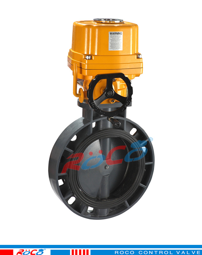 防爆电动PVC蝶阀