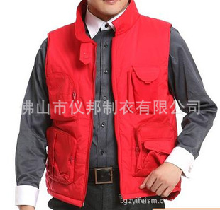 批发采购<em>男式马甲</em>-广告婚庆<em>马甲</em> <em>多兜棉马甲</em> 摄