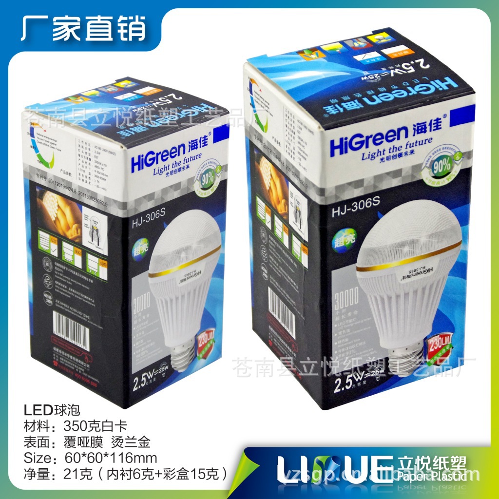 LED球泡节能灯包装盒-1