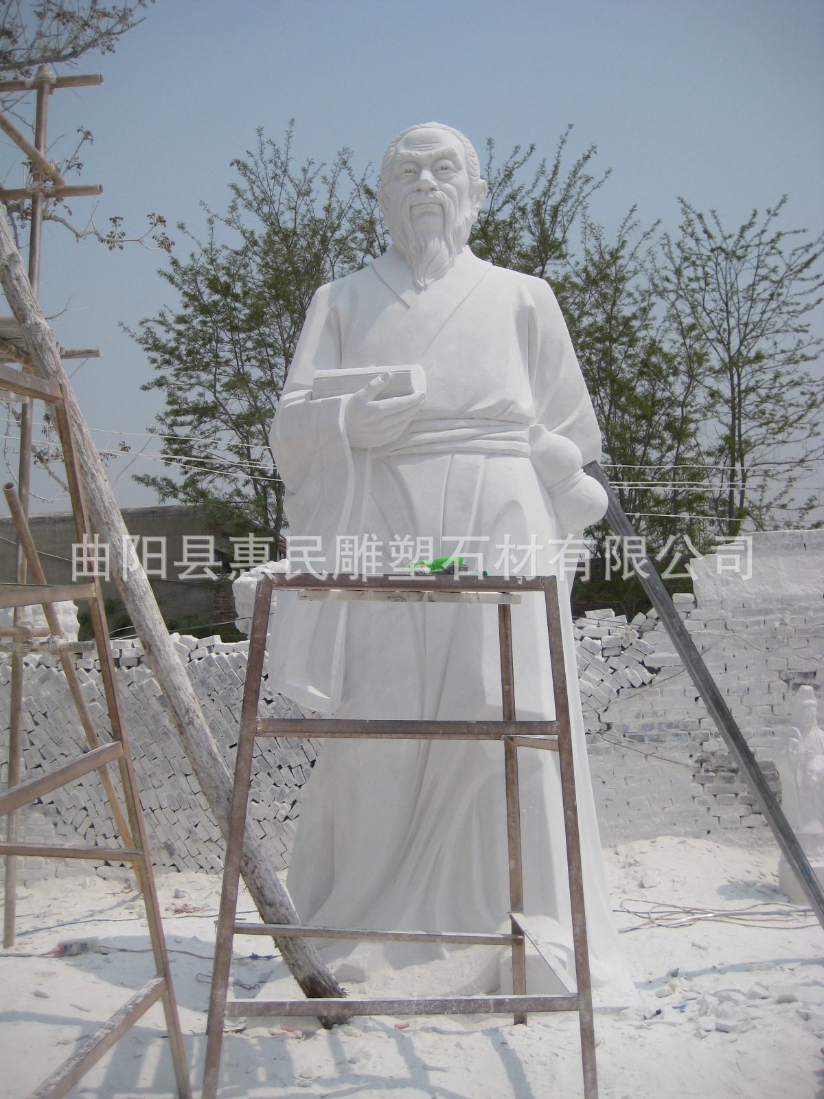 名人雕塑 古代人雕塑 神 汉白玉雕塑 大型石雕直销