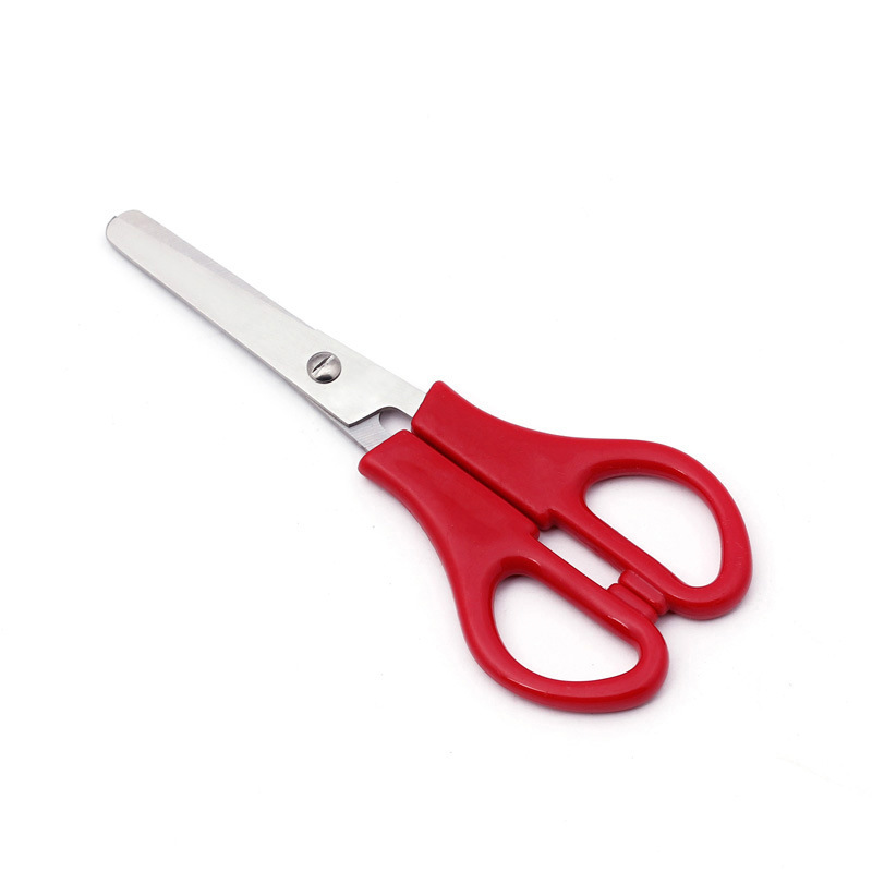 【优质不锈钢多功能学生剪刀 儿童手工圆头小