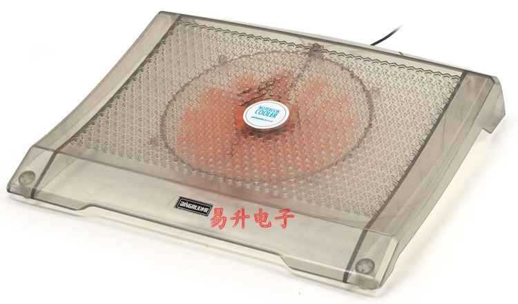 笔记本散热器-[透明色]RL-506水晶之恋冰锐笔记本散热垫\散热风扇-笔记本散