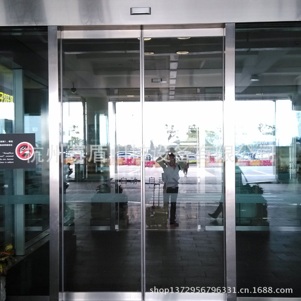 有框玻璃门-萧山机场