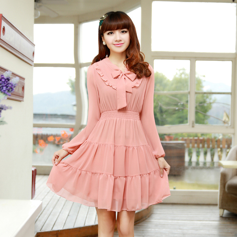 2013罗得堡<em>春季</em>新款<em>女装雪纺</em>连衣裙 1501 图片