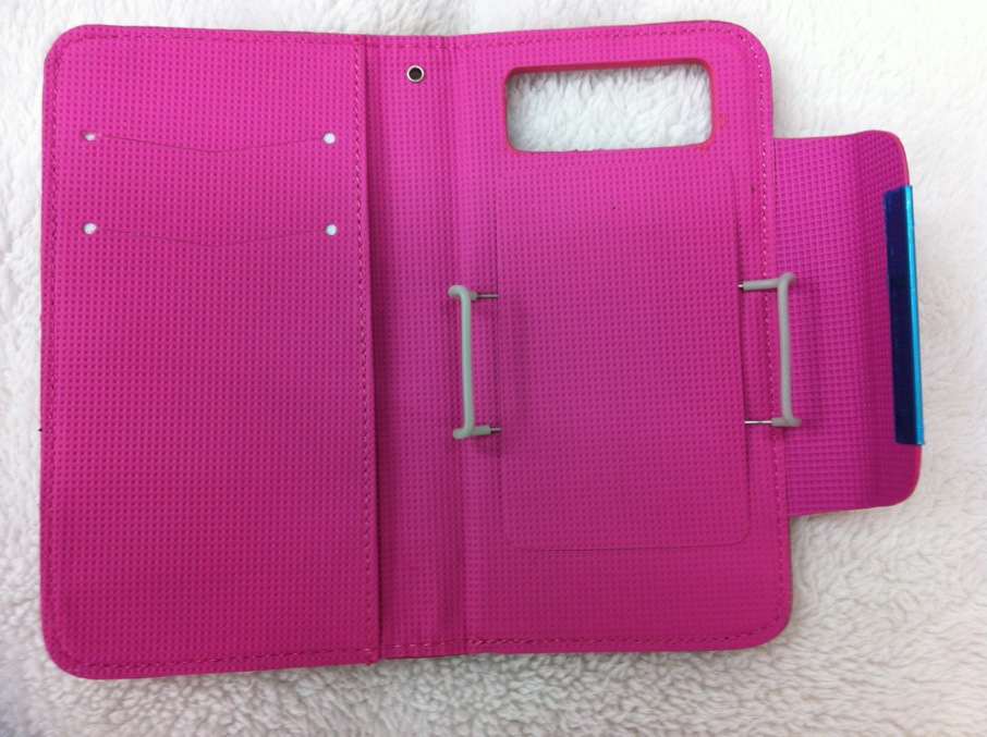 爆款 手机保护皮套荔枝纹夹子万能皮套免开孔