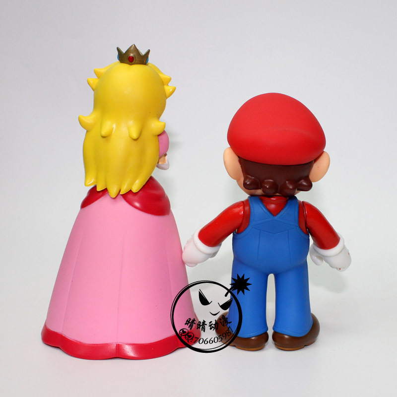 批发供应super mario超级马里奥玛丽公仔玩偶peach碧琦公主15cm
