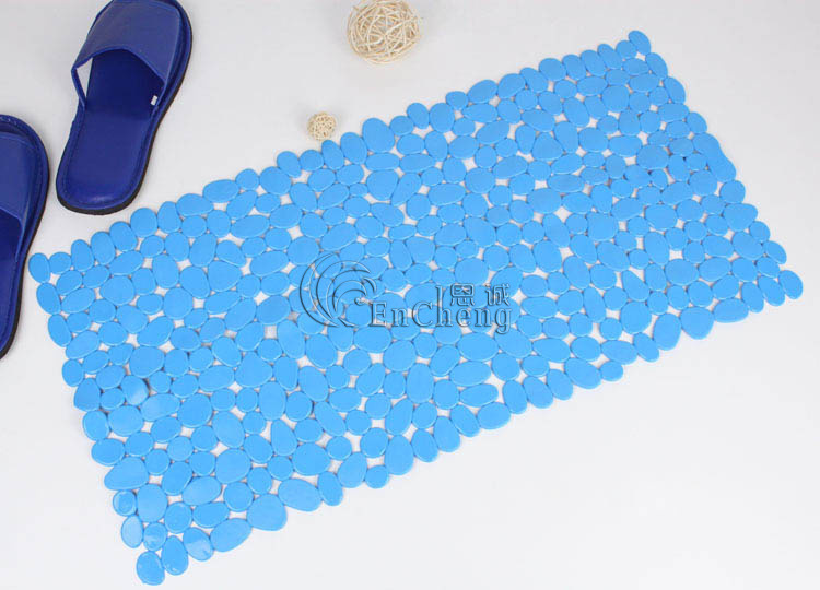 【佳洁利鹅卵石浴室防滑地垫 塑料PVC洗澡浴