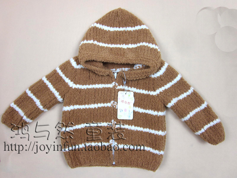 童<em>毛衣</em>-手工<em>编织绒绒线宝宝毛衣</em> 雪尼尔<em>毛衣</em>外