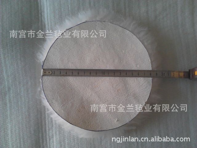 汽车抛光羊毛球 厂家汽车抛光羊毛球 毛线球 3m 单面双面 出口欧美 阿高清图片