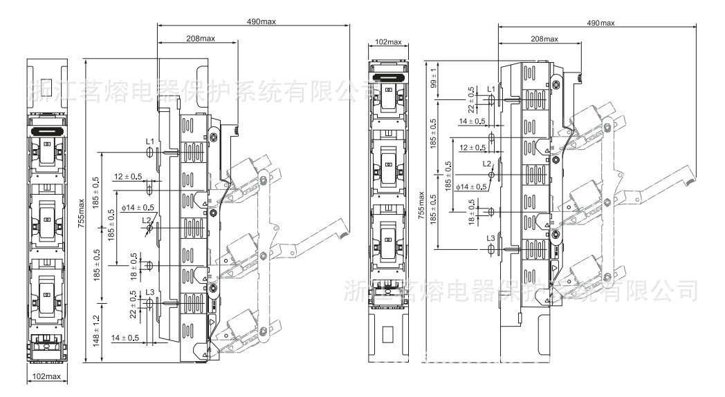 DR2-400 TS TN 基本参数