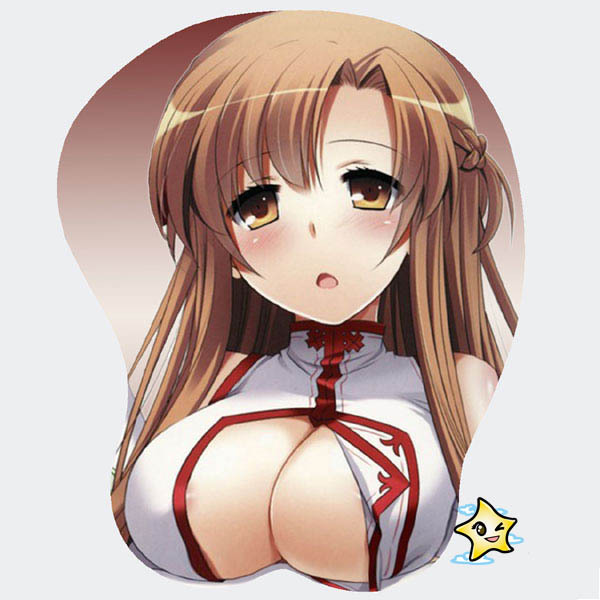 刀剑神域亚丝娜胸部<em>3D</em>护腕<em>卡通动漫美女</em>性感