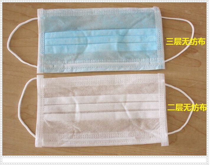 【高效过滤 一次性口罩 三层无纺布口罩 防尘 防