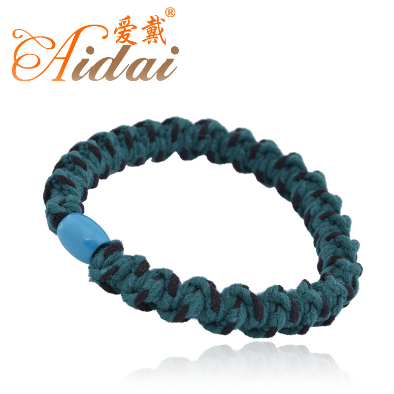 【爱戴饰品】韩版发饰 双色简约发圈 <em>扎头发</em>耐