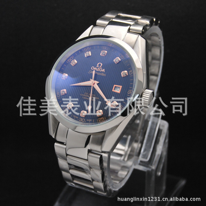 手表批发 男表批发 免费加盟厂家直销 背透男腕