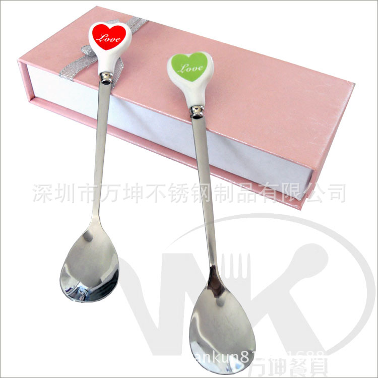 陶瓷心形勺s(礼盒)