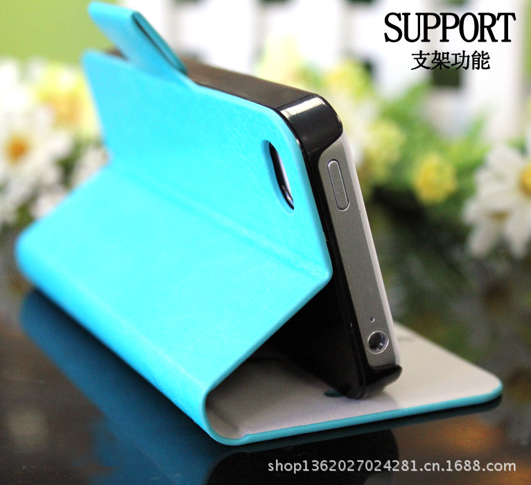 疯马纹iphone4,4s皮套