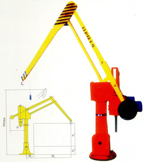 小型起重机 平衡吊 小型起吊机 小型悬臂吊 液压臂 移动式平衡吊