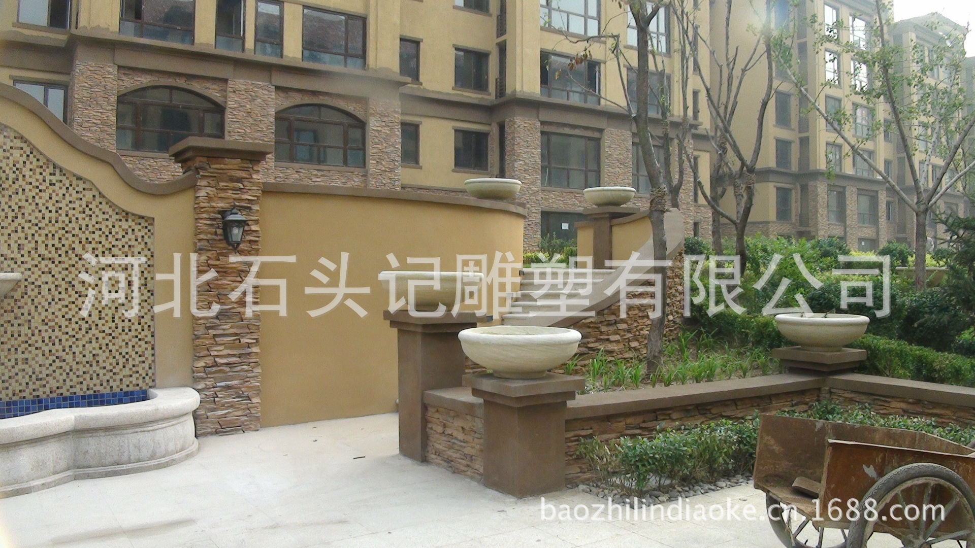 2013葫芦岛巴塞罗娜小区景观工程实例