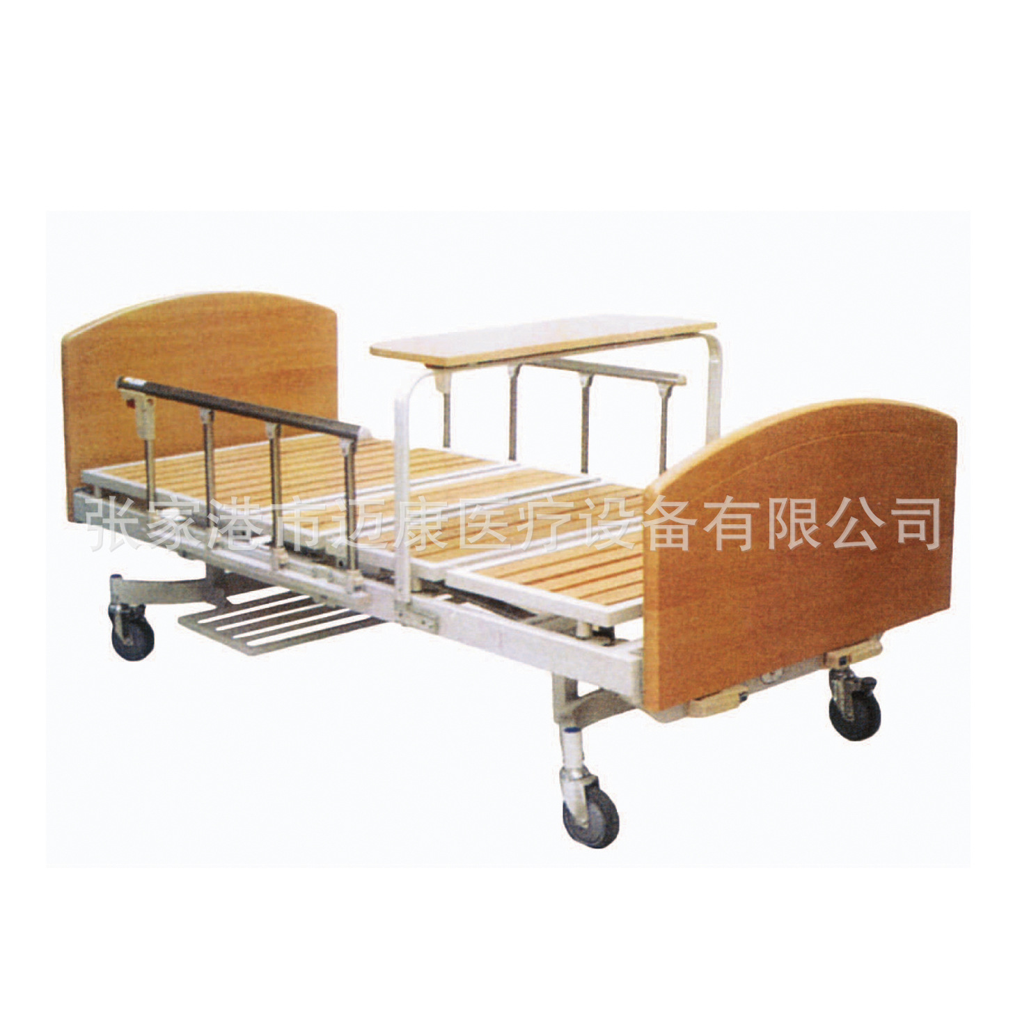 實木床頭床尾手動雙搖床MK-B-023/醫療設備床工廠,批發,進口,代購