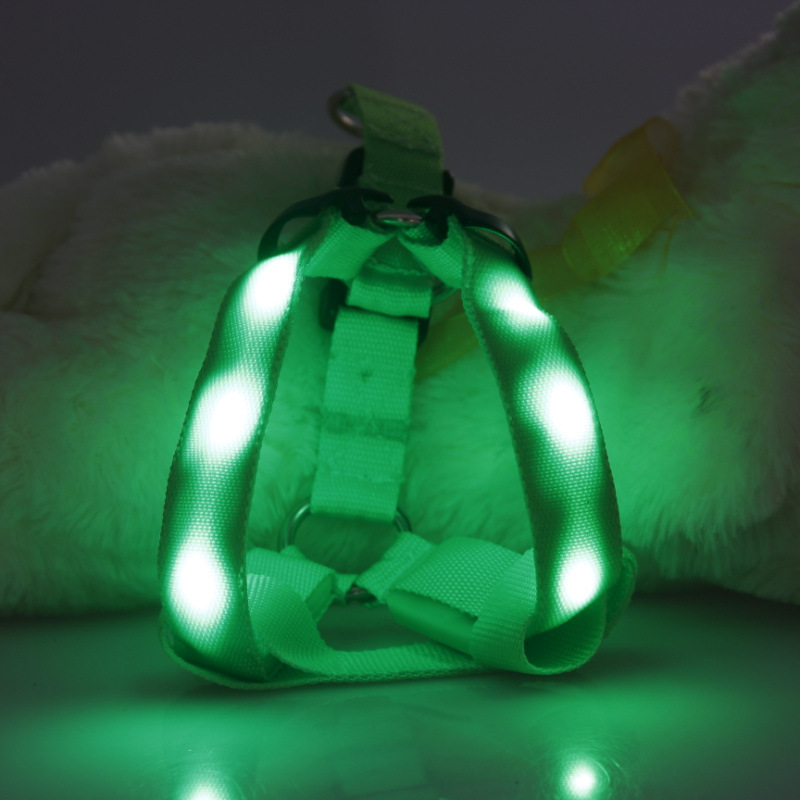 雙面燈帶曝光LED發光狗項圈 (11)