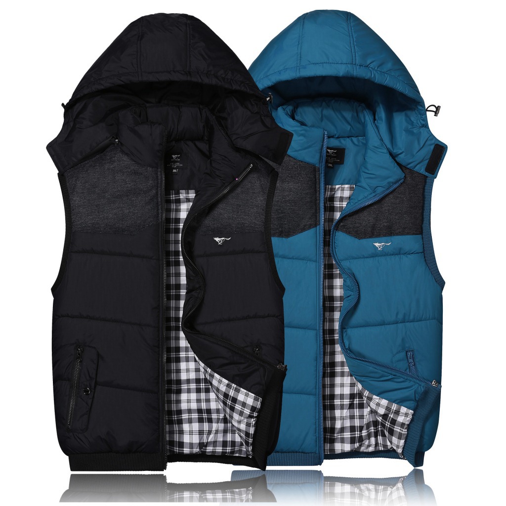 8906<em>运动户外</em>休闲服装<em>运动马甲</em>男加厚<em>马甲</em>休