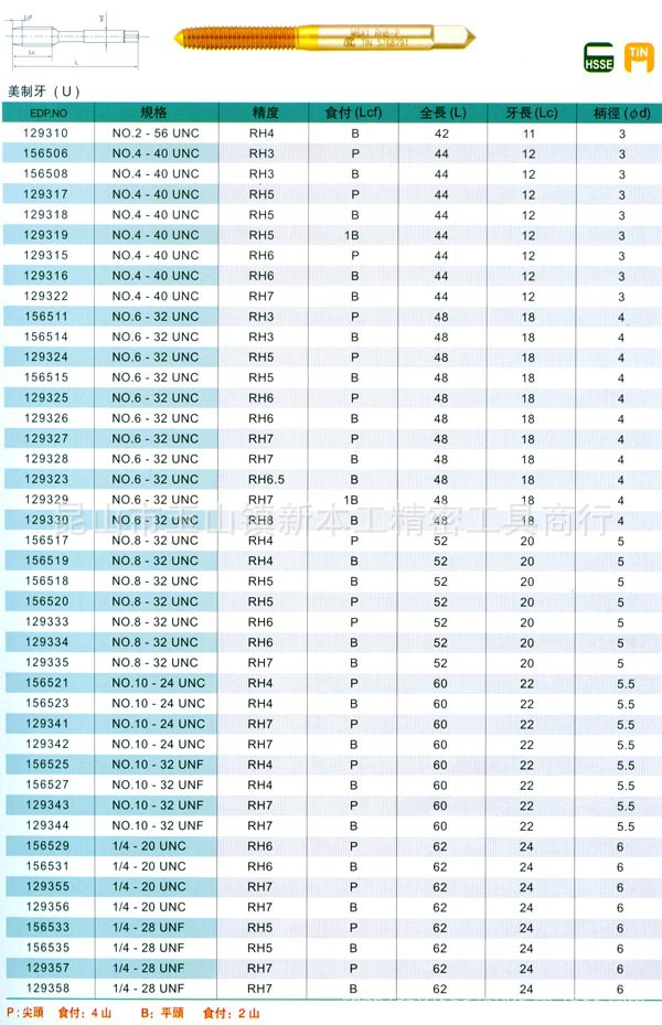 镀钛挤压 长牙4