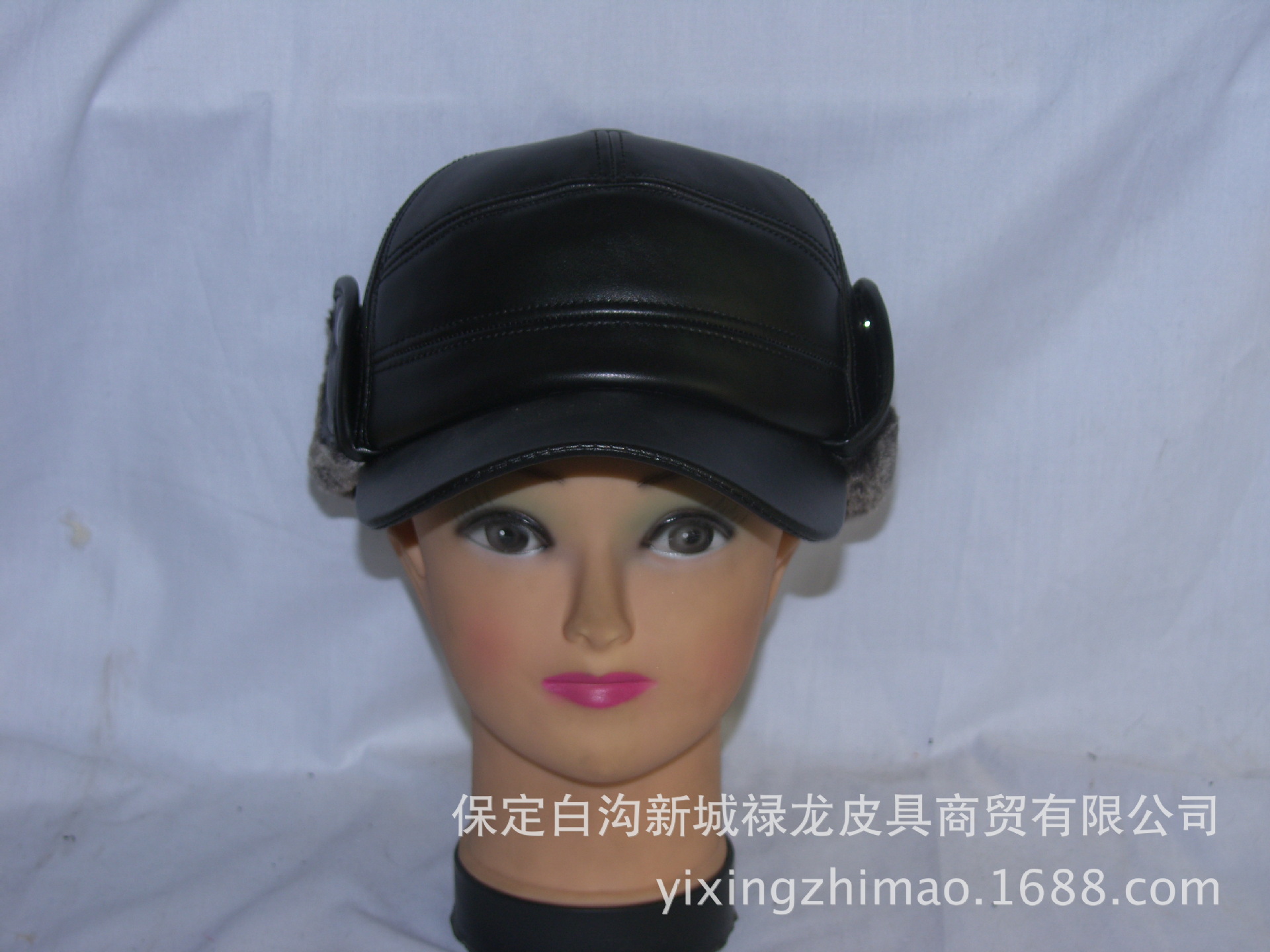 批发采购帽子-高档皮棉帽新款 绵羊皮护耳皮爸