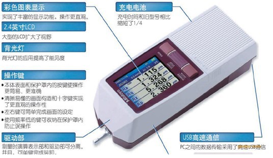 日本三豐SJ210粗糙度機