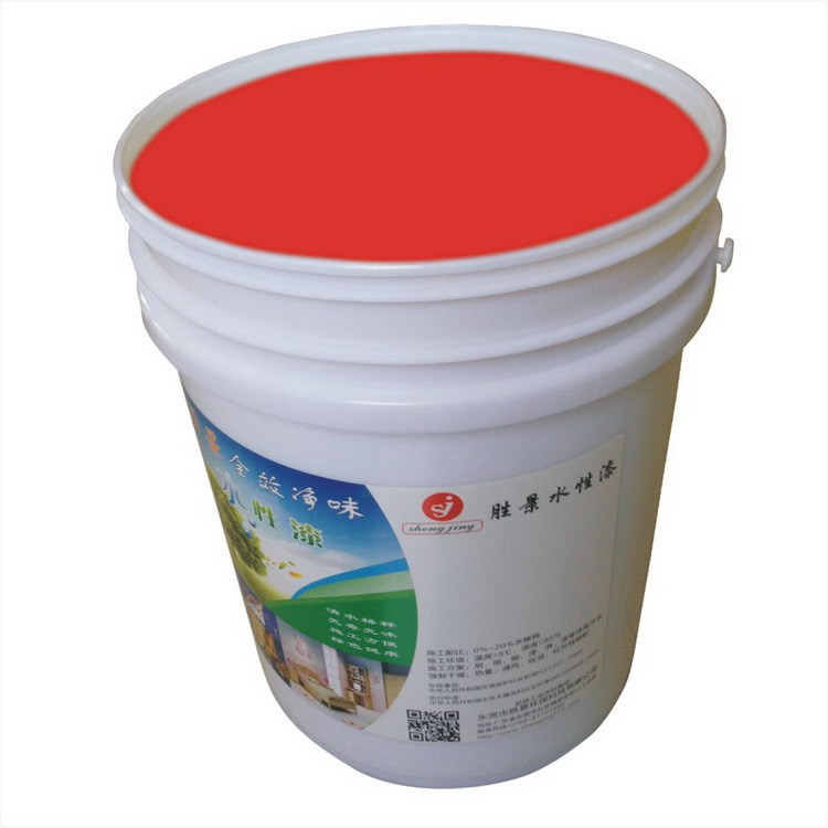 水性面漆大红色