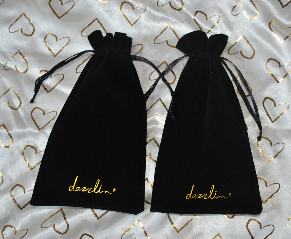 【绒布束口袋厂家 天鹅绒抽绳礼品袋加工 首饰