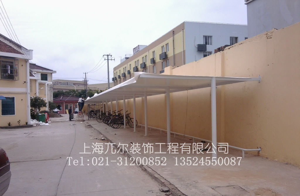 车棚 车棚定做 膜结构车棚