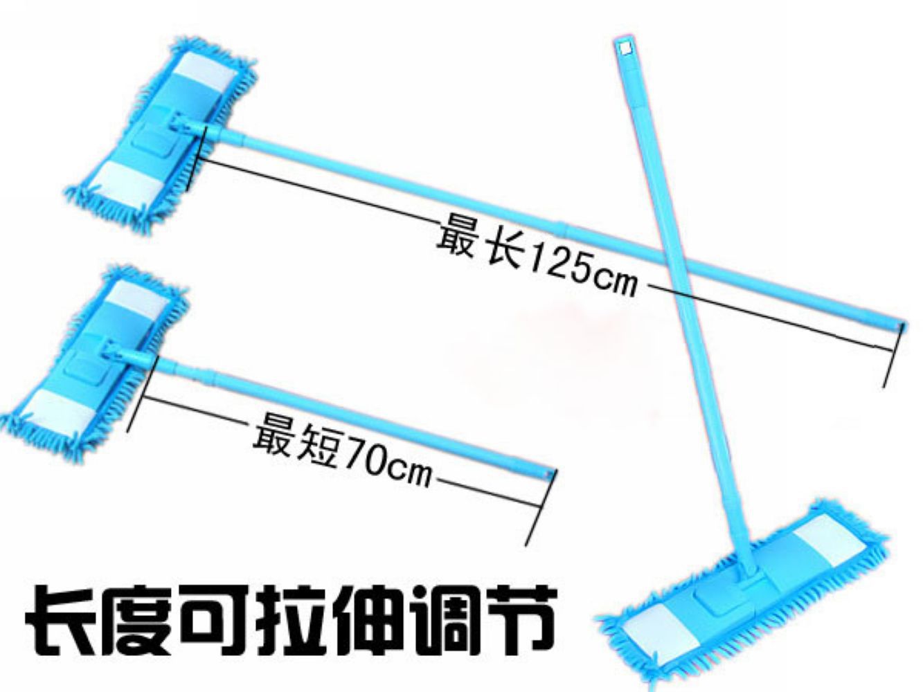 家居拖把    1,伸缩杆身,采用抱锁结构设计,左松右紧,确保了拖把