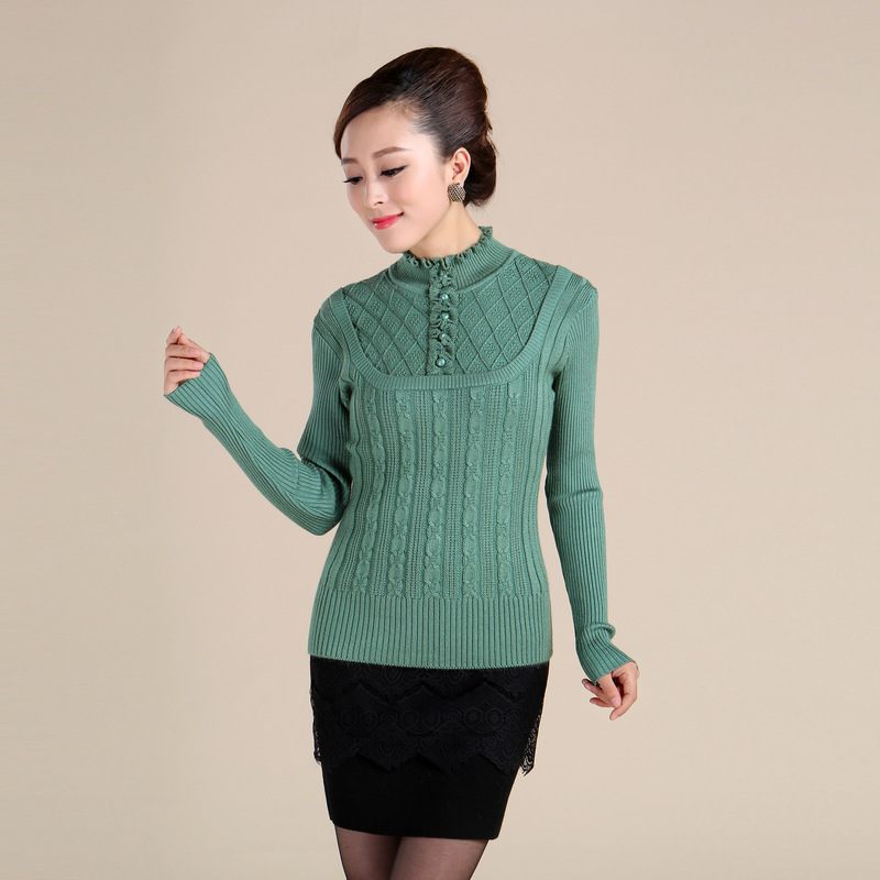 厂家直销<em>中老年</em>女装批发<em>中老年</em>加厚<em>毛衣</em>秋冬新