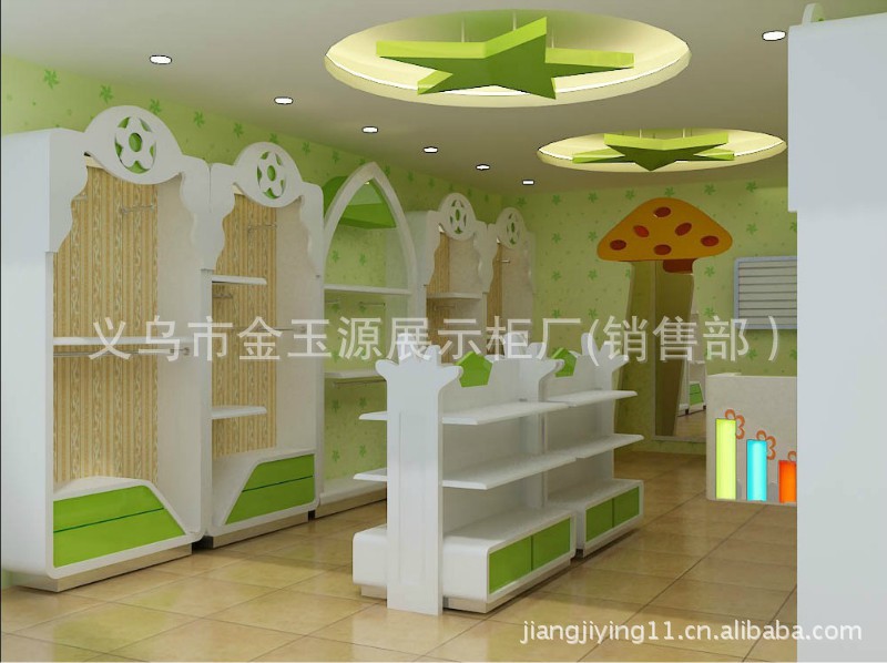 【供应全国品牌童装展示柜 连锁形象专柜生产