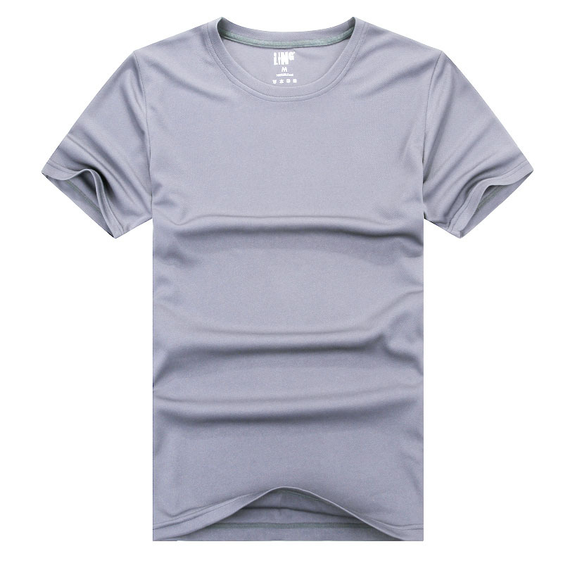 儿童净色T恤灰色