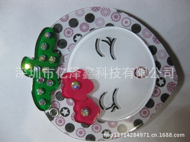 亚克力小镜子/手机钥匙挂件/亚克力饰品/小饰品