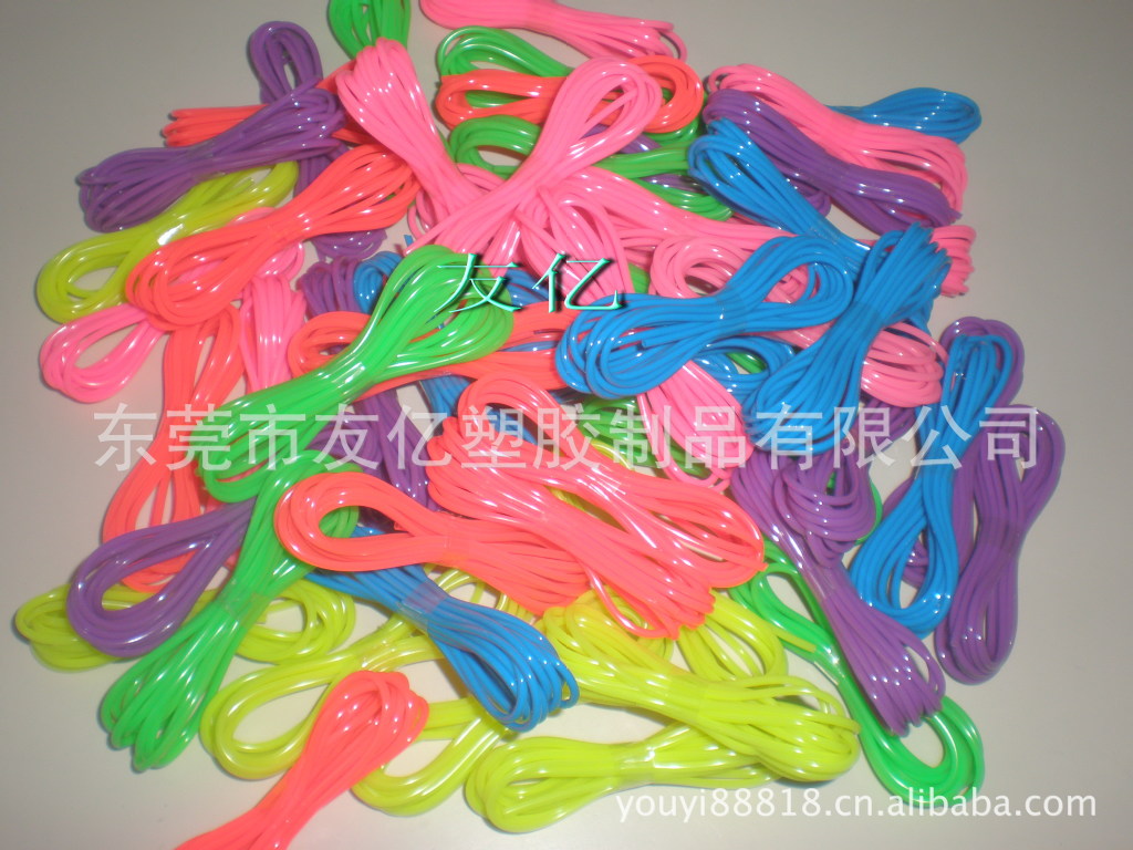 【专业供应】彩色pvc绳,结束带捆扎绳,塑胶编织绳
