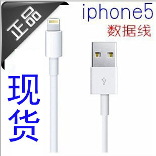 蘋果5數據線ipod touch5 ipad4 mini nano7 iphone5原裝正品 優質工廠,批發,進口,代購