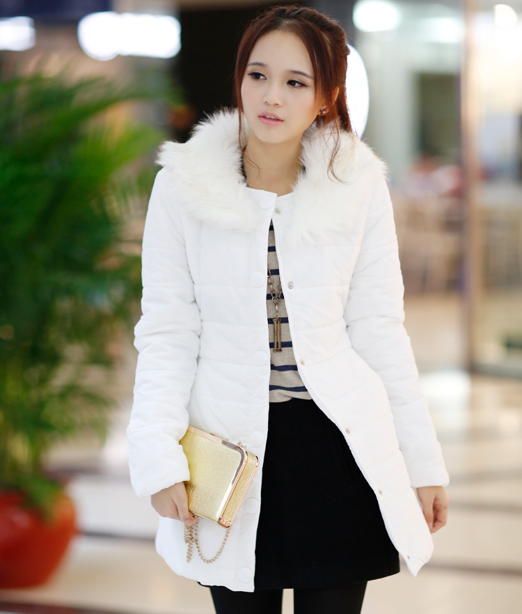 2013秋<em>冬装棉服女中长韩版</em>加厚<em>休闲</em>宽松大码