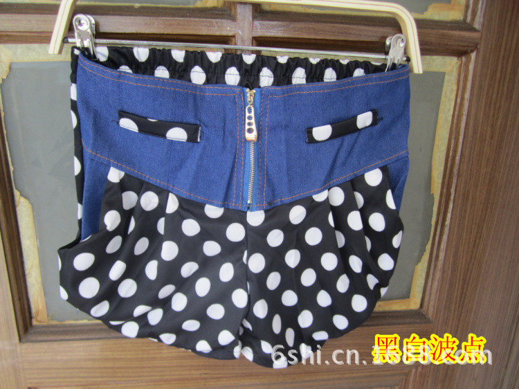 批发采购女式休闲裤-经典豹纹<em>女款牛仔</em>花苞短