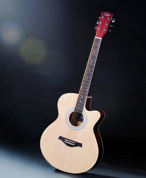 安徽卡特吉他厂 cate(卡特) qm-605 41寸椴木琴行专供吉他批发图片_61